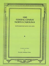 PDF: 1820 Federal Census North Carolina